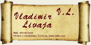 Vladimir Livaja vizit kartica